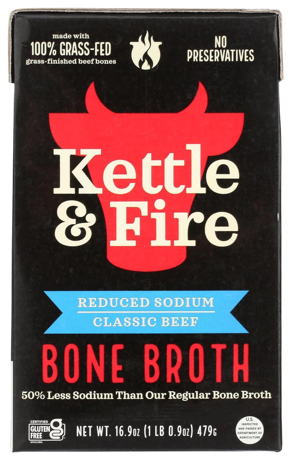 Kettle And Fire Broth Beef Bone Rdcd Sod 16.9 OZ