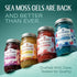 Pack 1 TrueSeaMoss Sea Moss Gel Made in USA Wildcrafted Seamoss, Fruits & Jarred Vegetables Blue Spirulina, of (Labels