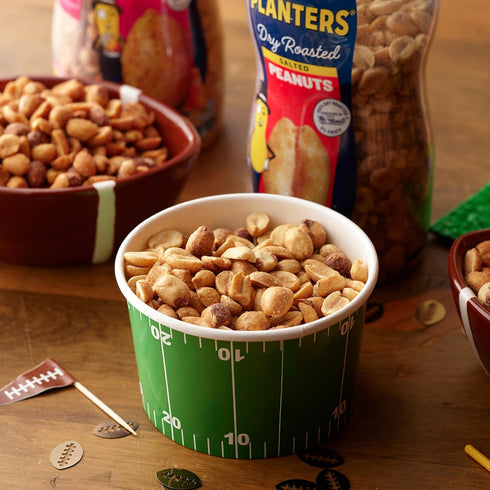 16oz (1 PLANTERS Salted Peanuts, Dry Roasted Peanuts, Party Snacks, Plant Based Protein, Snacks For Adults, Jar)