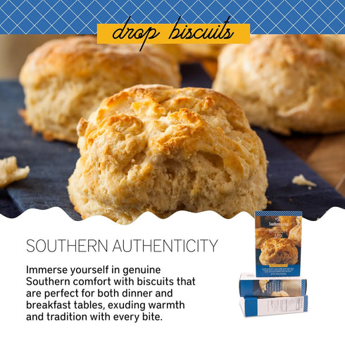 Southern Living Gourmet Original Biscuit Mix, Easy-to-Bake Delight, Makes 10 Dinner and Breakfast Biscuits