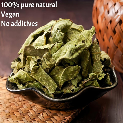 GXXDMZAQ 2.12oz (60g) Premium Dried Whole Fig Leaves - Bulk Loose Leaf Tea | Sun-Dried, Non-GMO, Caffeine-Free, Natural
