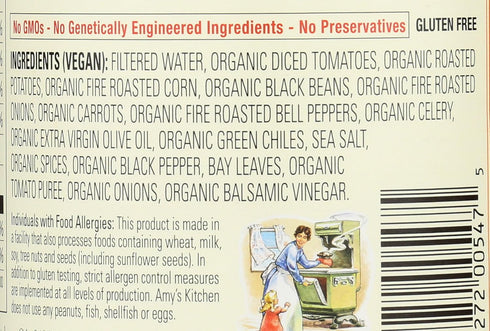 14.3 Oz Amy's Organic Soup Fire Roasted Southwestern Vegetable