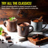 8 oz Castle Kitchen Sugar Free Double Decadent Dark Hot Chocolate - Premium Plant Based, Dairy Free, Gluten-Free Vegan