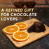7 OZ Snackathon Dark Chocolate Orange Sticks, Resealable Bag, Soft Chewy Orange Jelly Centers Covered In Rich Dark