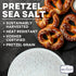 1 lb Pretzel Coarse Sea Salt for Soft Pretzels, Heat Resistant Bagel and Soft Pretzel Salt, All Natural for Baking