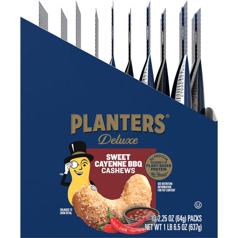 (Pack 10) PLANTERS Sweet Cayenne BBQ Cashews