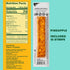 15 0.8oz (23g) SOLELY - Organic Pineapple Fruit Jerky - Individually Wrapped Strips - Fruit Leather Made from Dried
