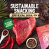 3's, 2 (Pack 3) Kaimana Ahi Tuna Jerky Hawaiian Chili Pepper - Soft and Tasty - Premium Fish Jerky Made in the USA.