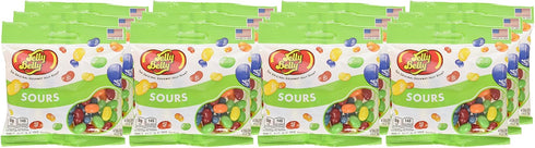 3.5-oz, 12 Pack Jelly Belly Sours Jelly Beans, Sour Fruit Flavors