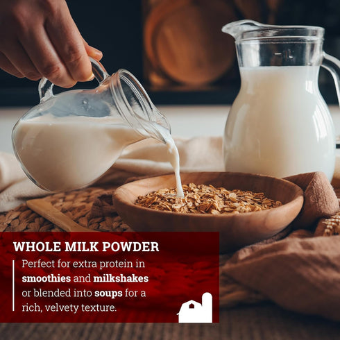 2LB (Pack 1) Hoosier Hill Farm Whole Milk Powder