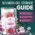 Pack 1 TrueSeaMoss Sea Moss Gel Made in USA Wildcrafted Seamoss, Fruits & Jarred Vegetables Elderberry, of (Labels may
