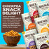6-Pack, 5 oz BIENA Chickpea Snacks - Crunchy Roasted Chickpeas - High Fiber Vegan Protein Snack for Adults & Kids