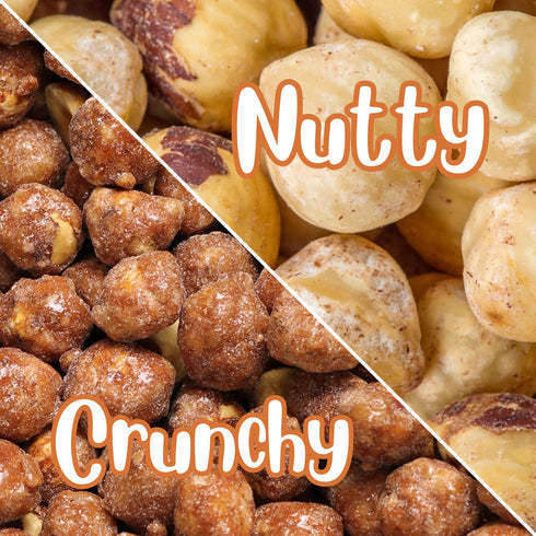 5 lbs Gourmet Toffee Coated Hazelnuts by Its Delish, Bulk Bag | Butter Flavored Candied Roasted Hazelnut Covered |