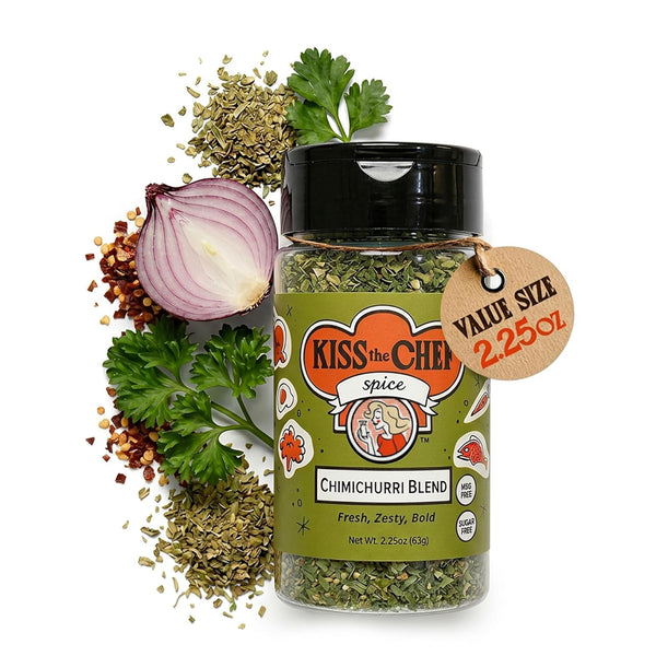 Kiss the Chef Chimichurri Blend 2.25 oz Authentic Argentinian Chimichurri Sauce Mix