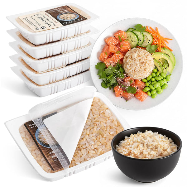 Visit the Store Izukappa fro Japan160g x 5pc of Brown Zen Rice, Low-Calorie Option, Shirataki