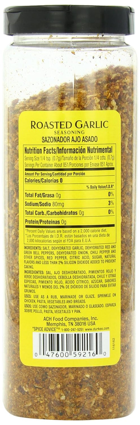 Durkee 21 Roasted Garlic Seasoning Blend, Ounce Containers
