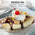 Pack 2 KING'S CUPBOARD Caramel Sauce and Sea Salt Hot Fudge Combo - jar Dessert Sauce and Ice Cream Topping, Chocolate