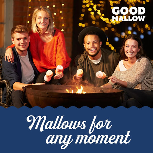 8 oz. GoodMallow Vegan Marshmallows - Large Kosher Gluten Free Dairy Free Healthy Marshmallows - Natural Gelatin Free