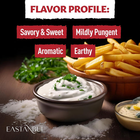 12.3oz, Eastanbul Onion Powder, Premium Turkish White Onion Powder Seasoning, Mediterranean Seasoning for Cooking