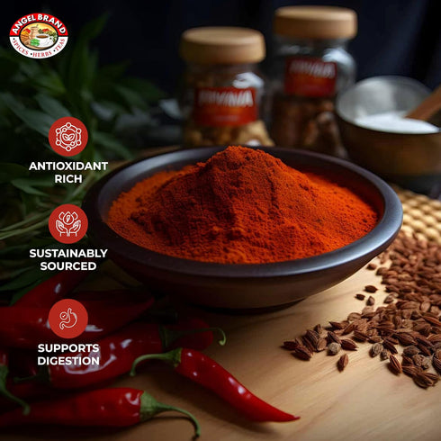 17 oz Angel Brand Paprika Powder Bottle Sweet and Vibrant Ground Spice for Cooking, Seasoning, and Garnishing Ideal