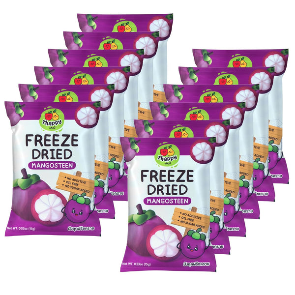 Thappy Fruit Freeze-Dried Mangosteen - No Additives, Oil-Free, No Sugar Added, 100%