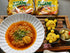 4.05 oz (Pack 10) OTTOGI Spicy Sesame Flavor Ramen Korean Instant Noodle with Egg Block, Spicy Sesame Broth