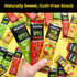 30 Pack ZEARAW Healthy Fruit Snacks for Adults and Kids Fruit Leather with Dried Apple, Apple-Strawberry, Pear-Mango