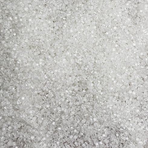 4.6 oz White Sanding Sugar Sprinkles, Edible Sparkling Sugar Crystals for Baking Topping, Cupcakes, Cookies, Ice Cream