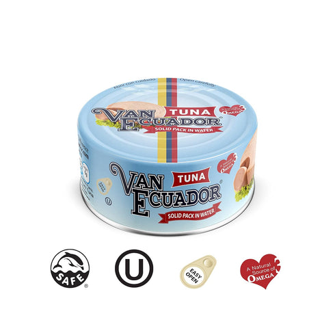 5.3oz (Pack 12) Van Ecuador Tuna in Water