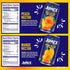 11.3oz, 12 Pack Jumex Mango Nectar Juice & Peach Nectar - Made with Fresh Fruit Puree - Tropical Fruit Juice