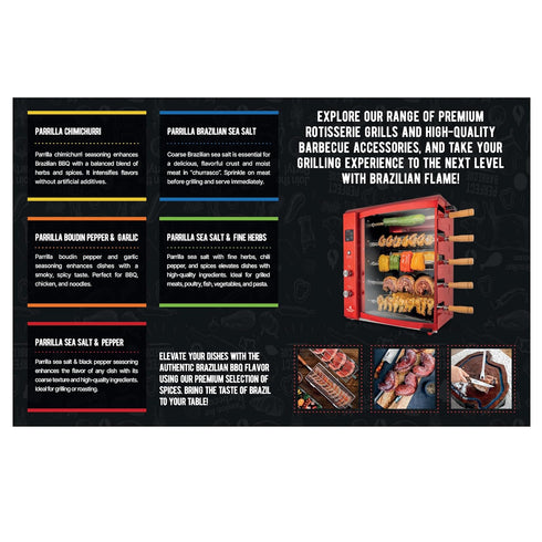 Brazilian Flame Parrilla Seasoning - Parrilla Chimichurri - 15.9 oz