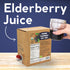 PassionBio 101.4 Oz Packaging Organic Elderberry Juice Box Fl | Pure Fruit Juice, Not From Concentrate | Organic