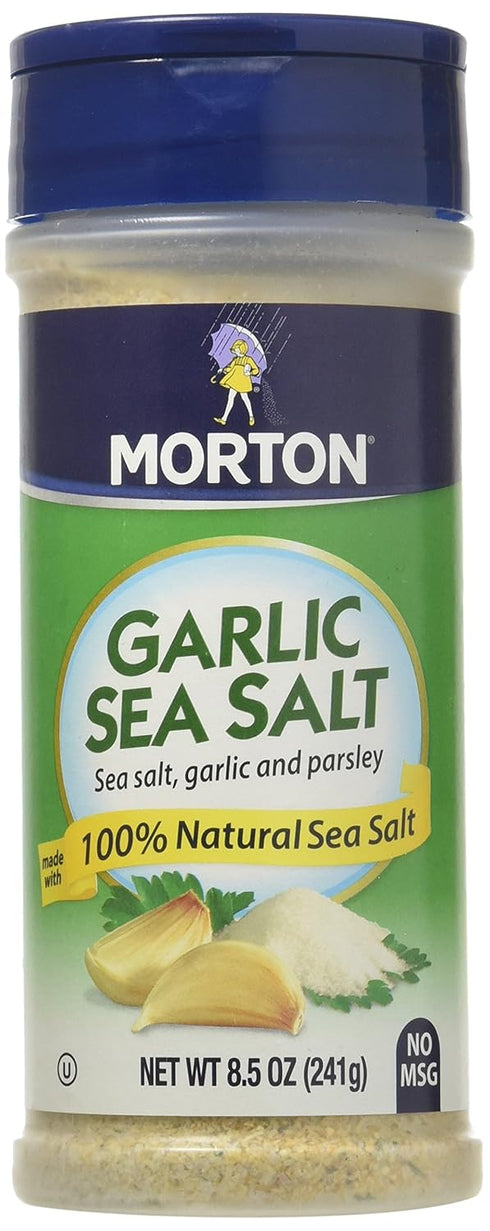 Mortons Sea Salt & Garlic, 8.5 oz