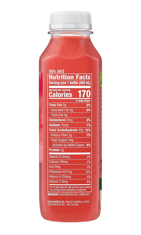 15.2 Oz Evolution Fresh, Watermelon Cold Pressed, Fl