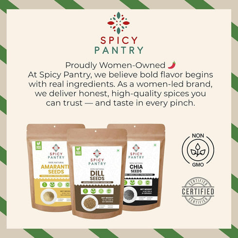 2 lbs SPICY PANTRY Dill Seeds Whole, Aromatic Spice for Pickling, salad dressings, soups, stews, breads, European