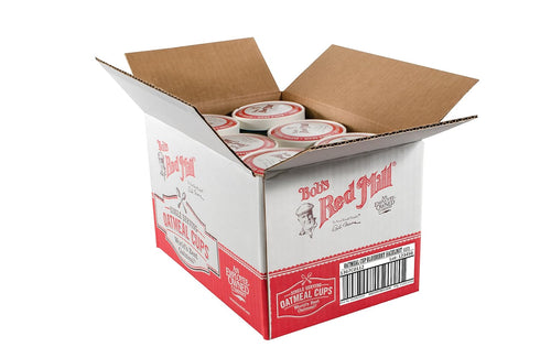 2.5 (Pack 12) Bob's Red Mill GF Oatmeal Cup, Blueberry & Hazelnut, Ounce Cup of - Non-GMO, Whole Grain, Kosher