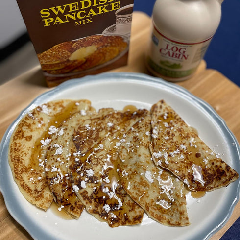 Lunds 12 oz, Swedish Pancake Mix, Deliciously Thin & Light Pancakes, Traditional Scandinavian Recipe - Easy Mix