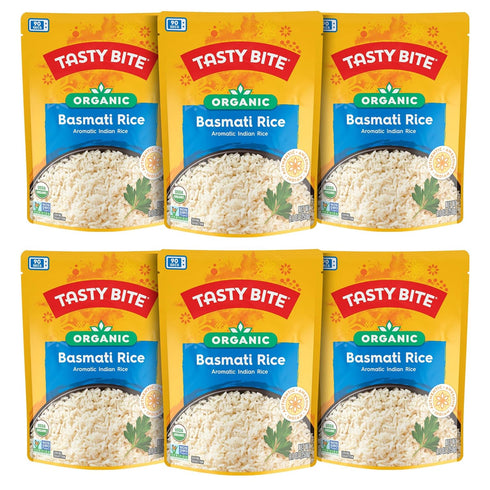Tasty Bite Organic Basmati Rice, 8.8 Ounce, Pack of 12, Ready to