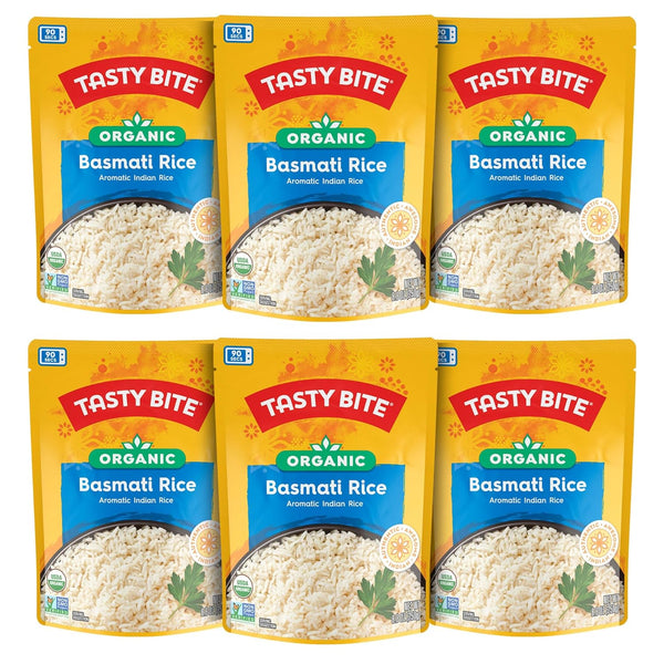 Tasty Bite Organic Basmati Rice, 8.8 Ounce, Pack of 12, Ready to