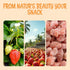 1 LB Packed Oh! Nuts Dried Strawberries - - Sweetened Dried Fruit - Dehydrated Fruit Bites - in New York Zip-Seal Bag