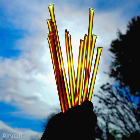(50 Pack) Raw Honey Sticks - Honey Sticks For Tea - Honey Straws - One Teaspoon of Pure Raw Honey Per Stick - Each