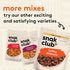 7.5 oz 6 Pack Snak Club Toffee Peanuts, Candied Peanuts with Praline Coat and Sweet Cream, Gluten-Free and Kosher