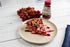7.9oz Fabbri Gourmet Dessert Sauce, Wild Cherry flavor, Flavoring sauce for Ice Cream, Desserts and hot and cold