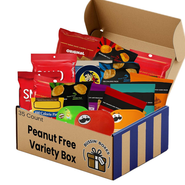 Peanut-Free Chips Variety Pack Allergy-Friendly Assortment of Chips, Popcorn, and Crisps 100%