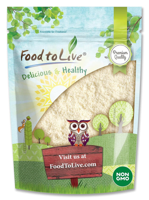 Food to Live - Blanched Almond Flour, 3 Pounds Finely Milled, Raw,