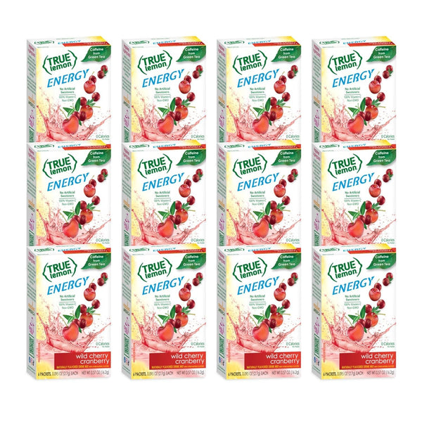 True Lemon Wild Cherry Cranberry 6ct (Pack of 12) - Energy Drink