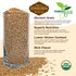 PowerGrow Systems 100% (5 5 Einkorn Wheat Berries - Certified Organic Einkorn Whole Wheat Grain pounds) by (Einkorn