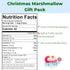 30 Count Pack, Packaging, 4.5 OZ 30 count Marshmallow Gift Soft & Fluffy Vanilla Marshmallows, Festive Holiday Treats