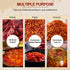 52USA Whole Dried Chilli Peppers, 4 Oz, Premium Szechuan Red Dried Chilis, Mild Spicy for Mexican Recipes
