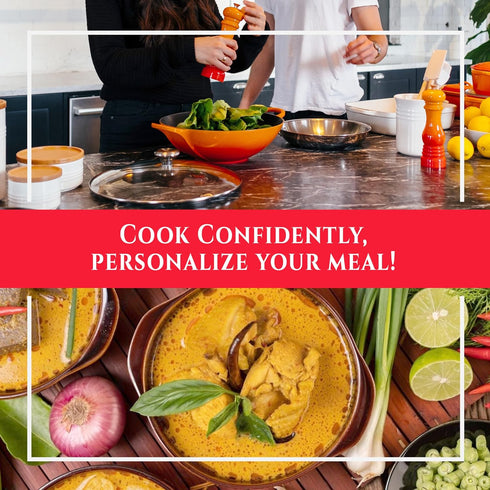 Flavor Temptations Beginner Seasoning Set: TIKKA MASALA, BUTTER CHICKEN, TANDOORI CHICKEN, BEEF VINDALOO Indian Food